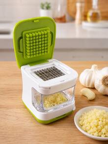 Double-Sided 2-In-1 Garlic Dicer & Slicer, Essential Kitchen Accessory For BBQ & Camping, Summer Outdoor Cooking Tool, Travel Essential, Compact & Easy To Clean Garlic Processing Station, Suitable For Kitchen, Campsite, RV - Multicolor - View 11