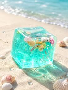 1/2 piezas Juguete antiestrés de estrella de isla con cubo de hielo de maltosa, juguete fidget elástico con patrón de estrella para alivio del estrés - Bloques de isla - Ver 4