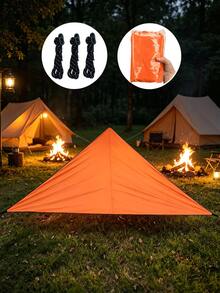 Toldo triangular extra grande para exteriores, protección UV, azul, verde, naranja, toldo grande para patio, jardín y balcón, marco resistente; fácil de instalar - adecuado para uso comercial y residencial - Multicolor - Ver 13