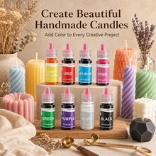 High Concentration 10ml Solid Color Dye, Multi-Purpose Liquid Pigment, Suitable For Candles, Soap, Tie-Dye And Craft Projects - 1 Set - View 13