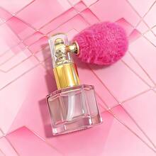 1pc Pink Glass Portable Refillable Spray Bottle, Cute Soft Tone Small Low-Key Compact Practical, Completely Leak-Proof Refillable, Fine Mist Spray For Bag, Multi-Purpose Travel Essential, Beautiful And Cute Gift For Holidays And Parties - Multicolor - View 2