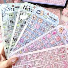 Cute Cartoon 3D Drop Seal Stickers, Colorful Heart Waterdrop DIY Decals For Journal, Phone Case, Notebook, Water Bottle, Kids Handmade Reward Stickers - Multicolor - View 2