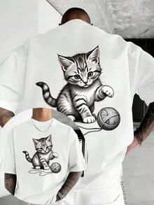 Men T-Shirts - 白色 - 查看 6