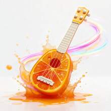 4-String Guitar Toy, Musical Instrument, Birthday Party Gift, Holiday Gift, Suitable For Beginners, Ukulele, Toy Instrument, Guitar Model, Mini Guitar For Beginner Hand Practice, Gift For Boys And Girls - Multicolor - View 5