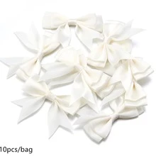 10pcs/Pack Double Layer Polyester Ribbon Bows, Ins Style Hair Accessories, Gift Wrapping Material, Suitable For Wedding Invitations, Wreaths, DIY Crafts, Christmas Decorations, DIY Home Decor, Wedding Parties And Valentine's Day Gift Wrapping - Bow - View 24