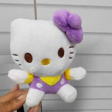 Hasbro 1pc Sanrio Hello Kitty Plush Doll 10cm, 3 Colors Available, KT Cat Pendant, Bag Decoration, Collectible Accessory, Backpack Charm, Holiday Gift - Multicolor - View 5