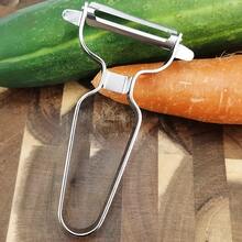 Stainless Steel Peeler, Multi-Function Kitchen Tool With Sharp Rotating Blade, Suitable For Peeling Vegetables And Fruits - Multicolor - View 5