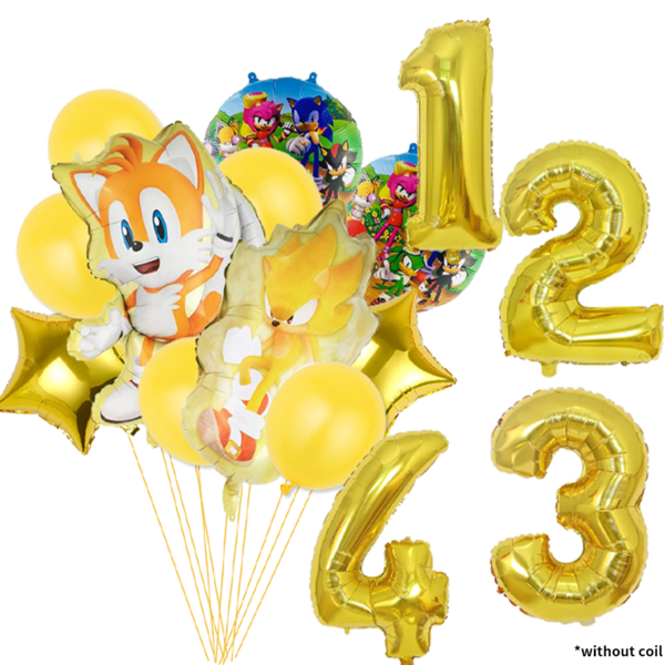 Gold Theme Balloons, Suitable For Birthday Party Decoration, Happy Birthday Balloon Set, Perfect Birthday Gift, Gender Reveal Party Wall Decoration Balloon Set