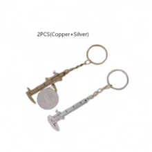 1pc Portable Mini Caliper Tools, Key Ring Alloy Vernier Caliper, Key Chain Calipers, Measuring Gauging Tools, Ornaments Rulers 0.0-1.57inch1/2PCS - Multicolor - View 14