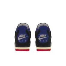 Air Jordan 4 Retro 'Rare Air - White Lettering' Black Fire-Red Deep-Royal-Blue Dark--Grey Tech-Grey Sneakers Men FV5029-003 - 彩色 - 查看 6