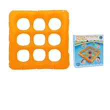 Land And Pool Tic-Tac-Toe Creative Interactive 3x3 Grid Ring Toss Inflatable Water Throwing Toy, Stress Relief Gadget, Made Of Durable PVC Material, Ensures And Long-Lasting Use Whether Playing In The Pool Or Backyard, Compact And Portable, Suitable For Land And Pool Play - Multicolor - View 9