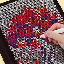 32 Pages Mystery Mosaics Color By Number Coloring Book For Adults & Teens, Creative Pixel Art Painting Activity Book, Stress Relief Anti-Stress Art Therapy Book, Perfect Festival Birthday Gift For Art Lovers - Multicolor - View 5