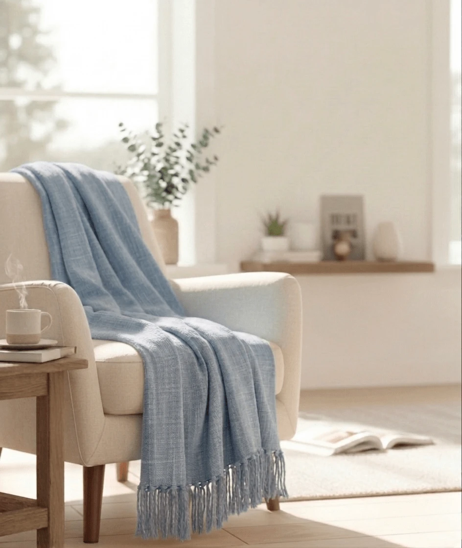Sofa Covers - Dusty Blue - View 1