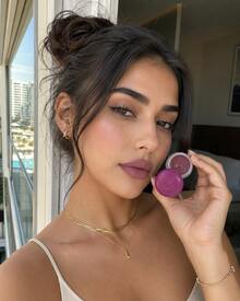 Fwee 1pc 5g Mauve Brown Blurry Pudding Pot, Soft Matte Lip And Cheek Cream Blush For Women Moody Makeup Face Makeup - #MV04 Slayyy - View 2