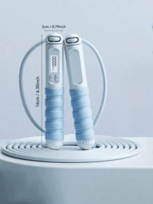 1/2 piezas Cuerda de saltar con contador, equipo deportivo para adultos y estudiantes, accesorios de fitness y gimnasio, deportes, gimnasio, entrenamiento en casa, cuerda de saltar, cuerda de saltar, cuerda de saltar, cuerda de saltar - Multicolor - Ver 7