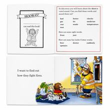 Lachilly Libros de lectura fonética para niños, 12 mini libros de Little Critters con vocales cortas, materiales educativos de aprendizaje del lenguaje para aprender a leer en casa - Multicolor - Ver 8