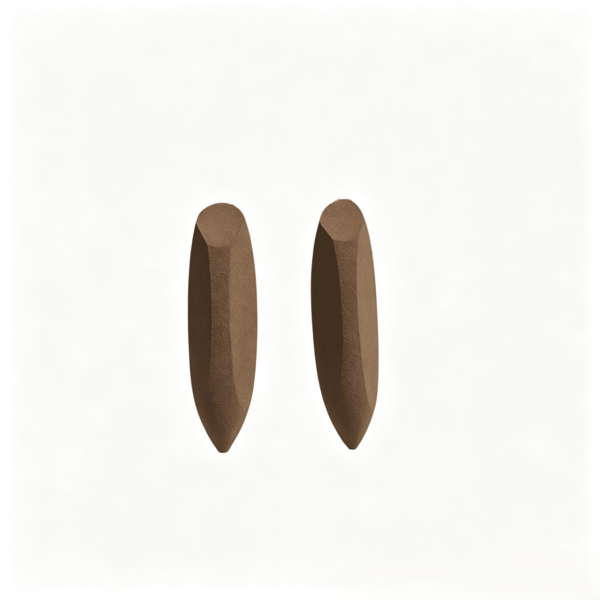 2/6/12/15pcs Thumb Makeup Sponge With Asymmetrical Slanted Edge, Slim Thumb Makeup Sponge, Latex-Free Dual Use Dry & Wet Makeup Sponge, Base Makeup Setting Contouring Concealing Tool, Compact Space-Saving, High Value, Vacation Travel Essential, Graduation Season Gift, Christmas Stocking Stuffer