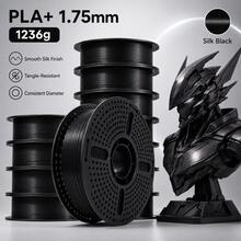 Silk PLA+ 3D Printer Filament 1.75mm, 1236g Large Spool, Glossy Silk Finish PLA Plus Filament, Smooth Feeding, Neatly Wound, Low Warping, Compatible With Most FDM 3D Printers For Models, Prototypes, DIY Projects & Desk Decor - View 16