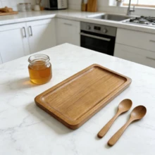 1 pieza Tabla de pizza con mango, herramienta de cocina multifuncional para hornear, servir y cortar, decoración elegante para el hogar y regalo práctico y romántico para parejas, adecuado para todas las festividades, accesorio de cocina - Ver 10