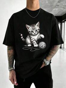 Camisetas de hombre - Negro - Ver 2