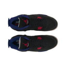 Air Jordan 4 Retro 'Rare Air - White Lettering' Black Fire-Red Deep-Royal-Blue Dark--Grey Tech-Grey Sneakers Men FV5029-003 - 彩色 - 查看 5