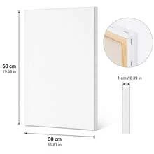 15pcs Mini Stretched Canvas, Size 3"X3", White, Brand New Unused, Suitable For Painting And Crafts, Great For Beginners And Art Projects, Canvas Material, Craft Supplies, Minimalist Design, Smooth Texture - Multicolor - View 16