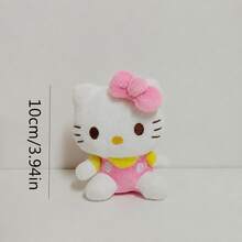 Hasbro 1pc Sanrio Hello Kitty Plush Doll 10cm, 3 Colors Available, KT Cat Pendant, Bag Decoration, Collectible Accessory, Backpack Charm, Holiday Gift - Multicolor - View 6
