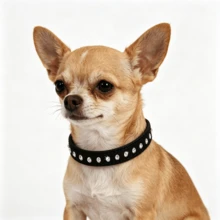 Sparkling Rhinestone Pet Collar, Non-Chafing Dog Leash, Single Row Rhinestone Decorated PU Dog Collar, Adjustable Size, Suitable For Small To Medium And Young Dogs, Leash With Widened Handle To Disperse Pulling Force, Soft And Comfortable Non-Chafing - Black - View 6