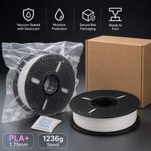 Silk PLA+ 3D Printer Filament 1.75mm, 1236g Large Spool, Glossy Silk Finish PLA Plus Filament, Smooth Feeding, Neatly Wound, Low Warping, Compatible With Most FDM 3D Printers For Models, Prototypes, DIY Projects & Desk Decor - View 11