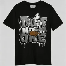 [100% Cotton] Knitted T-Shirt With Graffiti And Banknote Print, Street Art And Graffiti. - Black - View 10