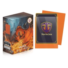 100片 Vorinclex 獨家設計粉色龍盾磨砂卡套，適用於 MTG/PTCG/集換式卡牌遊戲，磨砂卡套 66*92mm，卡牌收藏家最佳禮物，100片 64x89mm KMC 透明防水內層卡套 - 彩色 - 查看 19