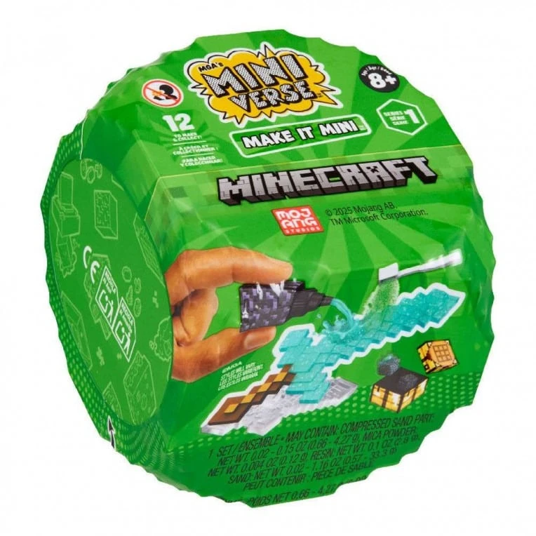 MGA Entertainment MGA's Miniverse Make It Mini Minecraft, Minecraft, Crafting, Mining, Pixel, Tools, Animals, Blind Packaging, DIY, NOT Edible, Collectors, Gifts(Random) - Multicolor - View 1