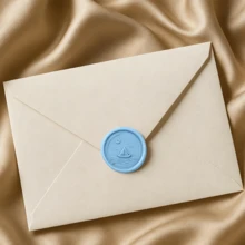 20入 3D 浮雕帆船圖案自黏式蠟封貼紙，適用於禮物、婚禮邀請函、信封封口 - 藍色 - 帆船-藍色 - 查看 5