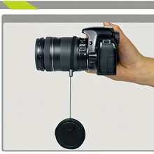 Camera Lens Cap Protector With Lanyard, Lens Hood, Compatible With/Pentax/Olympus/DSLR Cameras, Sizes: 49mm/52mm/55mm/58mm/62mm/67mm/72mm/77mm/82mm - View 5