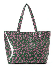 Sac de plage pour femmes, serviette, sac fourre-tout organisateur de toilette, sac à main à porter à l'épaule, idéal pour la piscine quotidienne et les voyages, essentiel pour la maison et les vacances - Multicolore - Voir 12