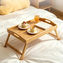 1 Piece Foldable Table, Sturdy And Durable. The Foldable Legs Allow For Easy Storage And Portability. Equipped With Handles And Surrounding Edges For Safety And Spill Prevention. - Multicolor - View 4