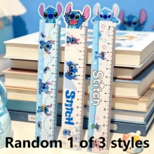 1件 15cm 卡通壓克力尺，適合小學生，附波浪線測量與繪圖文具，適合返校學生派對、教室獎勵與節日禮物，返校季 - A - 查看 6