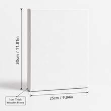 15pcs Mini Stretched Canvas, Size 3"X3", White, Brand New Unused, Suitable For Painting And Crafts, Great For Beginners And Art Projects, Canvas Material, Craft Supplies, Minimalist Design, Smooth Texture - Multicolor - View 14