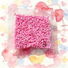 1000顆/包 2.6mm 熔珠補充裝 3D拼圖珠組，DIY手工珠寶製作材料，高品質像素拼圖珠，適合創意手工藝 - E4 - 查看 5