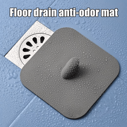Almofada de silicone para ralo de chão à prova de odores, tampa de vedação anti-refluxo para ralo de casa de banho, ferramenta anti-insetos e anti-odores para casa de banho, almofada universal anti-odores para ralo de chão