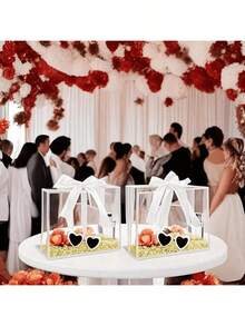 1/5/10 chiếc Túi quà trong suốt, Chất liệu nhựa có ruy băng, Quai xách rỗng, Thích hợp làm Túi lưu niệm, Tiệc sinh nhật, Tốt nghiệp, Đám cưới, Quà tặng giáo viên, Quà tặng Ngày của Mẹ, Quà tặng ngày lễ, Nhiều màu sắc có sẵn - túi quà - Xem 3