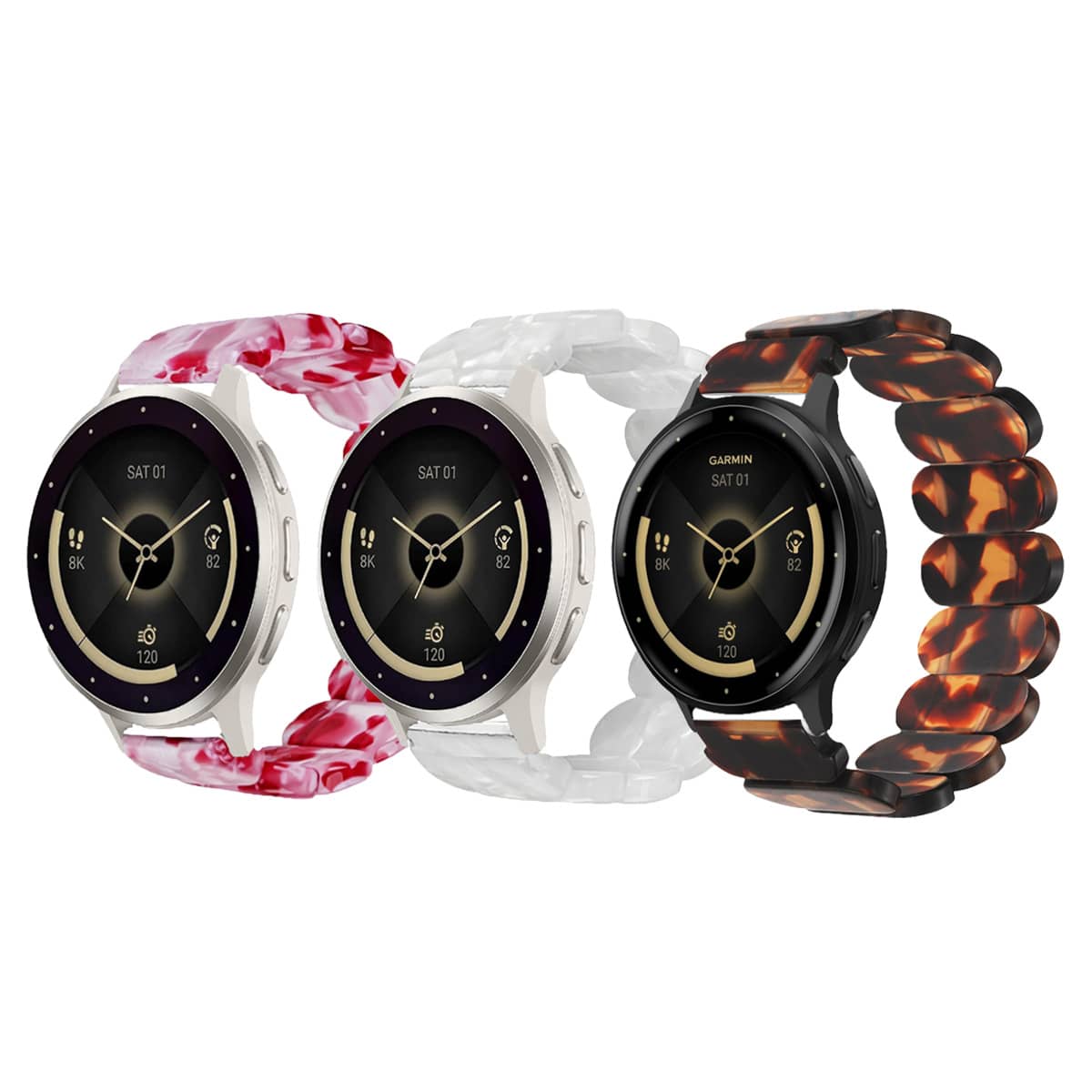 18 mm 20 mm 22 mm Bracelet de montre en résine élastique minimaliste et à la mode, compatible avec Samsung Galaxy Watch7 6 5 4 40 mm 44 mm/6 Classic/4 Classic 43 mm 47 mm, bracelet de montre intelligent léger et respirant pour remplacement. Accessoire de montre élégant pour femme, convient pour un port quotidien - 22mm - Voir 1