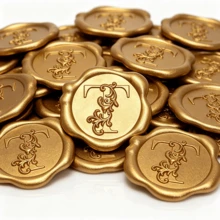 25 PCS 3D Embossed Initial Wax Seal Stickers, Floral Letters, Self-Adhesive Envelope Seal Stickers, Perfect For Wedding Invitations, Christmas, Gift Wrapping - 3D Floral Letters - View 3