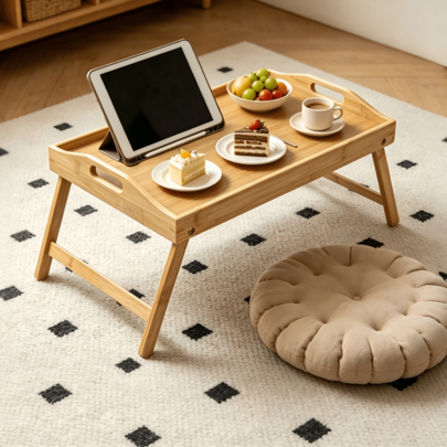 1 pièce Table pliable, robuste et durable. Les pieds pliables permettent un rangement et une portabilité faciles. Équipée de poignées et de bords entourants pour la et la prévention des déversements.