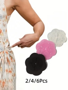 2/4/6Pcs Petal Waist Belt Clips, Shirt Tightening Buckles, Women's T-Shirt Tightening Clips, Button Clips, Multi-Functional Styling Clips, Adjustable Shirt, T-Shirt And Dress Tightener - Multiple Colors Available, Women's Fashion Accessories, Essential For Casual Party Outfits, Perfect Christmas Gift, Create Invisible Waistline Effect, Shape Curves, Lightly And Elegantly Shape Dresses And Skirts. - Multicolor - View 13