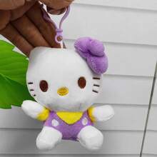 Hasbro 1pc Sanrio Hello Kitty Plush Doll 10cm, 3 Colors Available, KT Cat Pendant, Bag Decoration, Collectible Accessory, Backpack Charm, Holiday Gift - Multicolor - View 3
