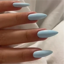 COSMI MILANO One Piece 9ml Effect Nail Polish With Moisturizing And Nourishing Treatment And Professional Salon Gloss Finish. With A Glossy Glass Effect, Natural Transparent Gel, Long-Lasting, Quick-Drying For Elegant And Professional Nail Care, Very Suitable For Use In Spring And Summer. - AZZURRO CIELO - 查看 2