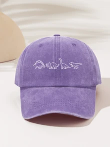 Casquette de baseball unisexe - Imprimé "Quatre lignes de dinosaure", sangle réglable, chapeau léger pour l'extérieur en 4 saisons pour la randonnée, le camping, le port quotidien - Cadeau parfait - Conception facile à laver, couvre-chef décontracté, motif amusant, accessoire de tête confortable, été, plage - Casquette de baseball lavée - Voir 17