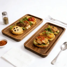 1 pieza Tabla de pizza con mango, herramienta de cocina multifuncional para hornear, servir y cortar, decoración elegante para el hogar y regalo práctico y romántico para parejas, adecuado para todas las festividades, accesorio de cocina - Ver 11