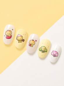 1pc Kogepan Sticker, Design Waterproof Nail Sticker DIY Nail Decor For Phone Case, Tablet Case And More - Multicolor - View 6
